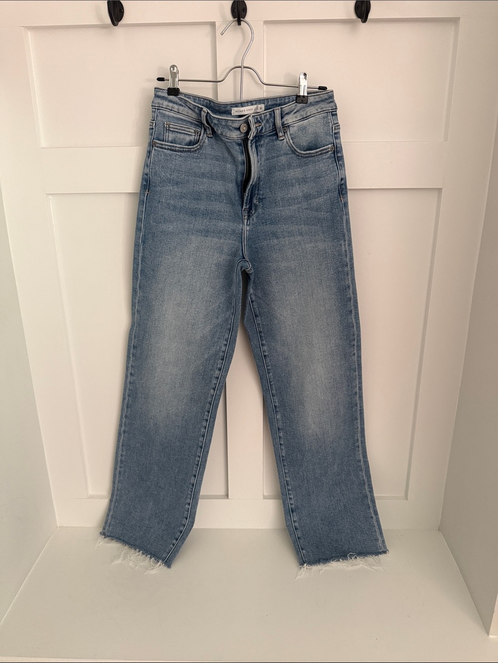 Altar'd State Light Blue Straight Leg Jeans
